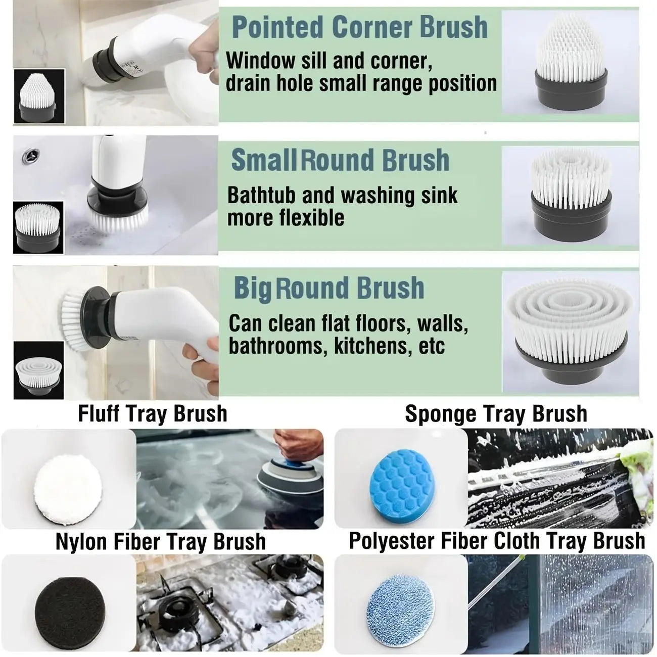 GlideScrub Pro 9-in-1 Electric Spin Scrubber