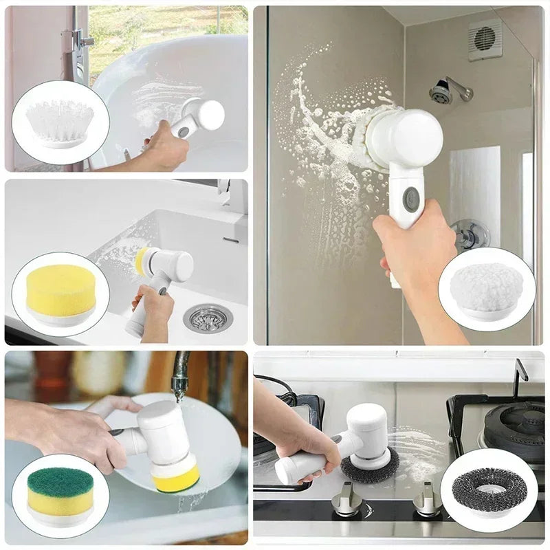 GlideScrub Mini 5-in-1 Handheld Power Scrubber