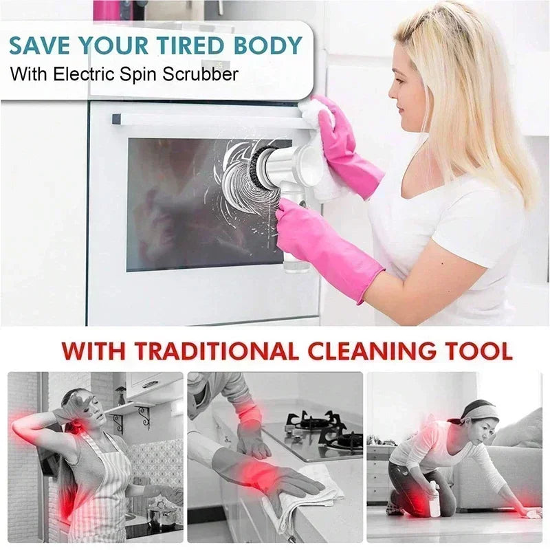 GlideScrub Mini 5-in-1 Handheld Power Scrubber